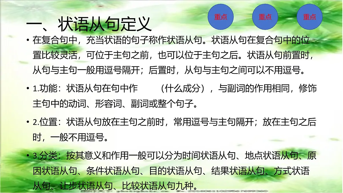 专题06状语从句(课件)-2026年高考英语语法精选精讲精讲练(全国通用)第3页