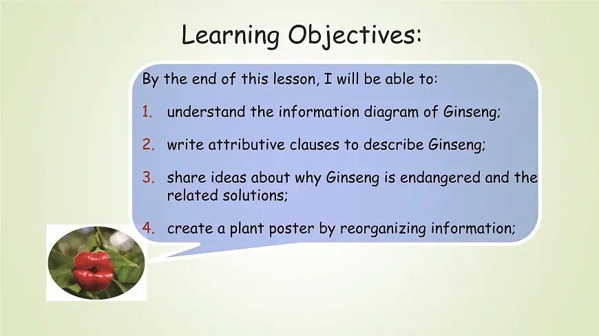 Unit 6 Surprising Plants Viewing,Speaking and Writing(课件) -2024-2025学年(重大版)(2019)英语必修 第一册第2页