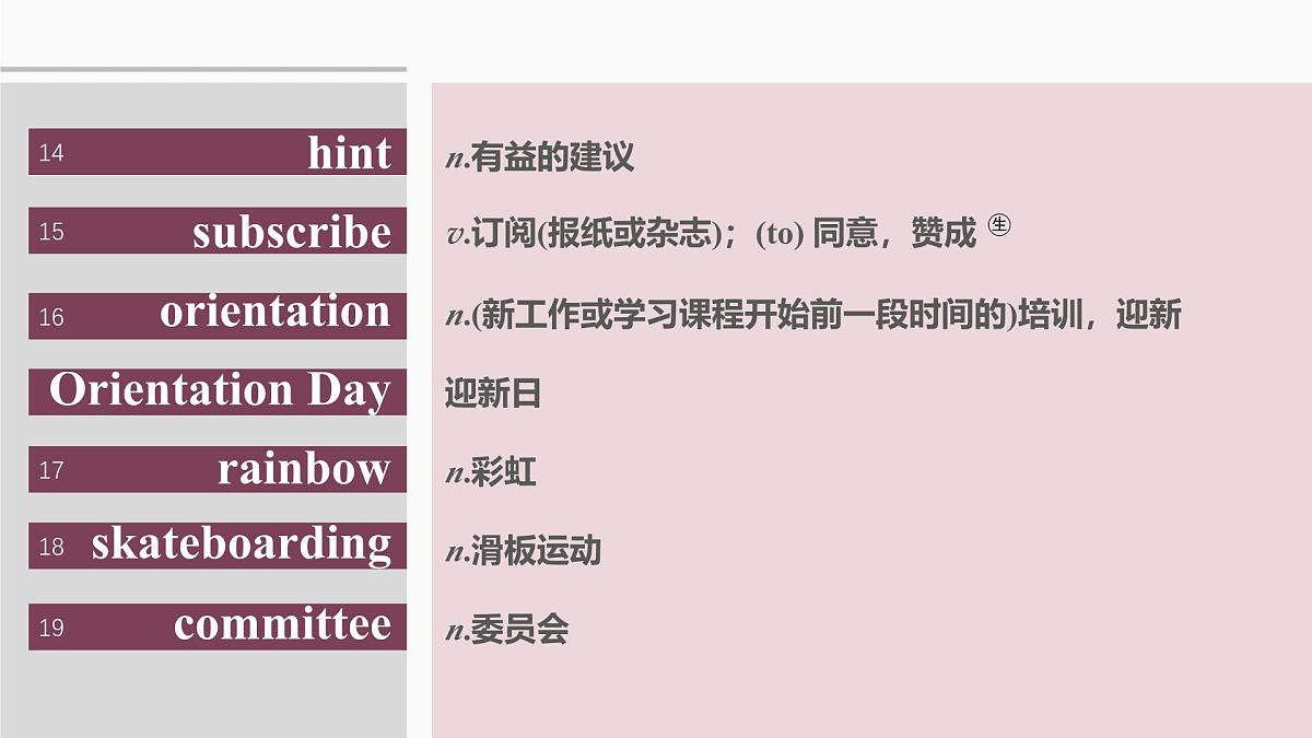 必修第一册 Unit 1 A new start第6页