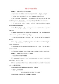 2026版高考英语一轮总复习对点训练选择性必修第四册Unit10Connections北师大版
