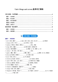 外研版 (2019)必修 第二册Unit 4 Stage and screen优秀课后测评