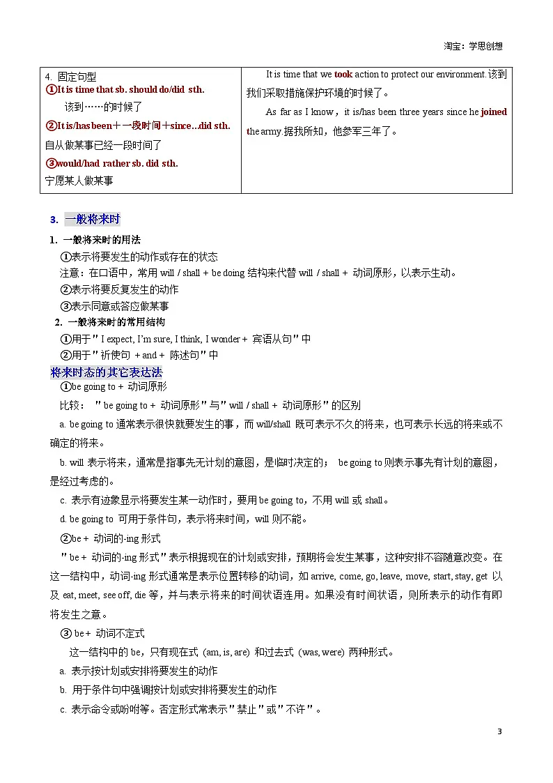 【01-暑假复习】专题06 谓语动词“核心引擎”(教师版)-2025年新高二英语暑假衔接讲练 (人教版)第3页