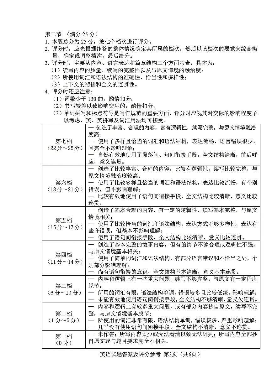 英语答案第3页