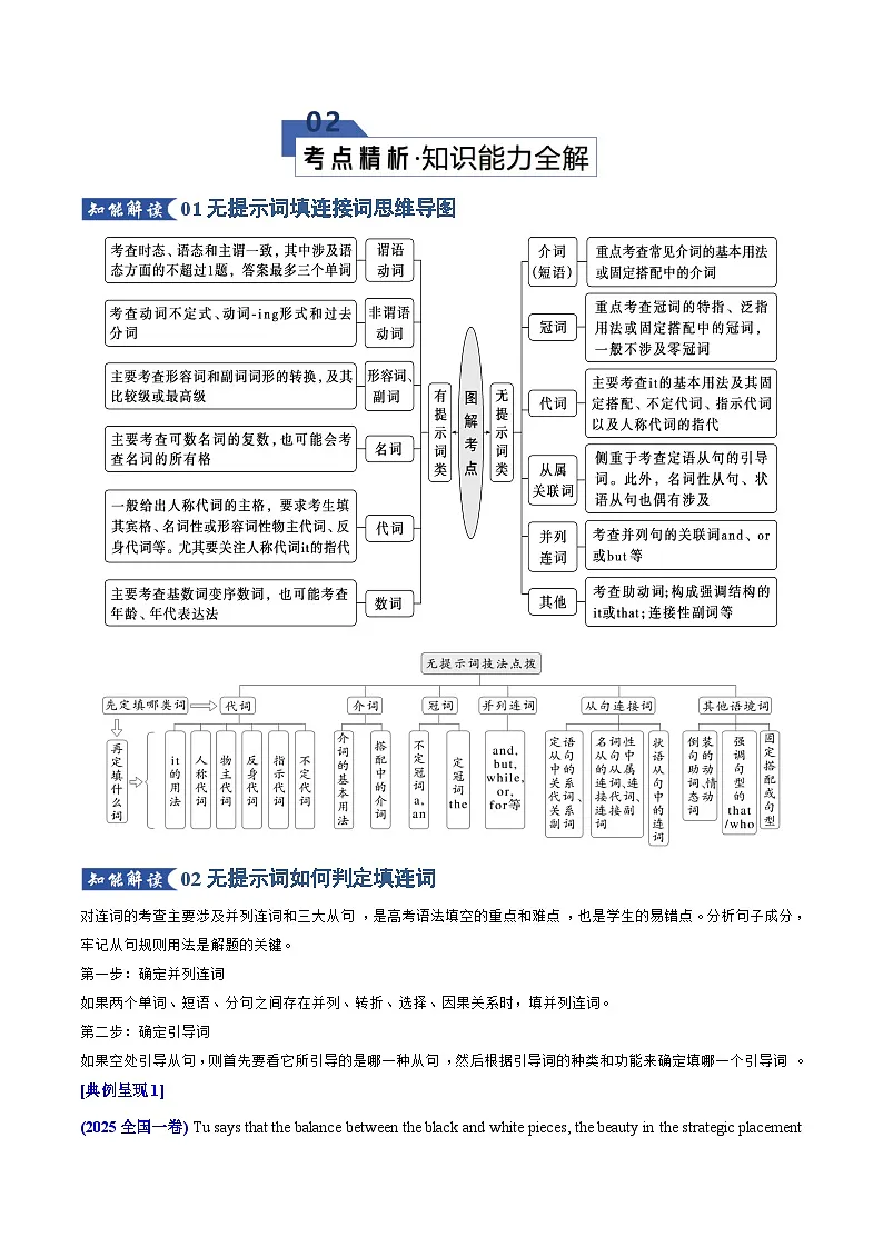 专题05 语法填空之无提示词填连接词(知识清单)(原卷版)2026年高考英语一轮复习知识清单(全国通用)第3页
