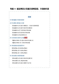 专题04 语法填空之无提示词填冠词、介词或代词（知识清单）（含答案）2026年高考英语一轮复习知识清单（全国通用）