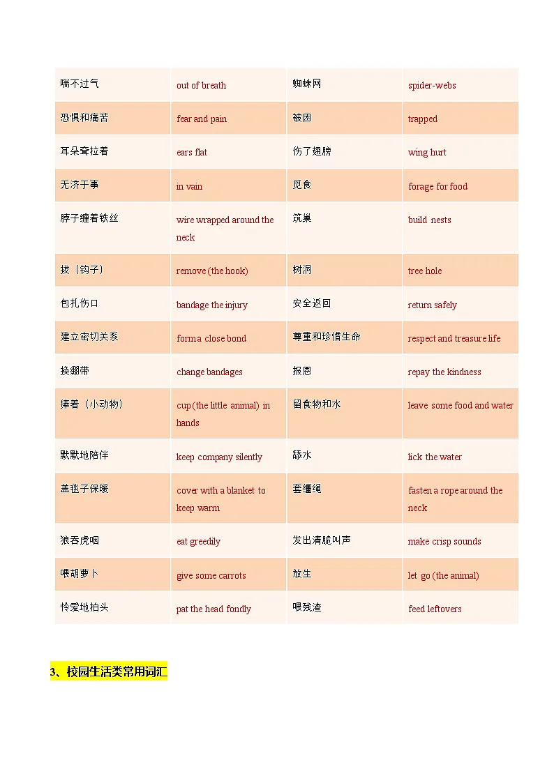高考英语二轮读后续写-话题类(专项训练)(全国通用)(教师版)第3页