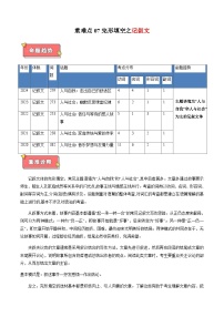 高考英语二轮讲义-完形填空之记叙文（原卷版）
