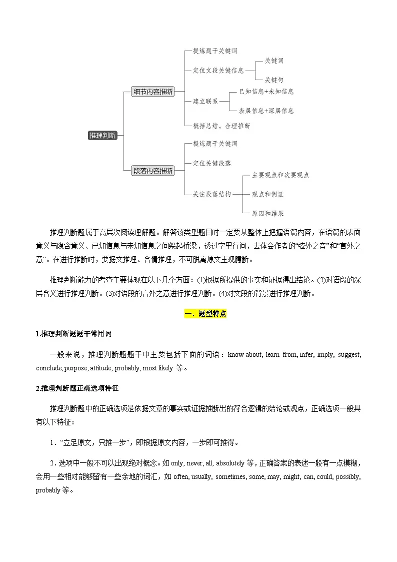 高考英语二轮讲义-阅读理解之推理判断题(解析版)第2页