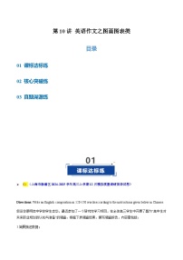 高考英语二轮-英语作文之图画图表类（专项训练）（上海专用）（学生版）