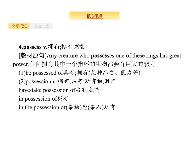 2020外研版高考英语一轮复习课件:选修6 Module 2 Fantasy Literature08