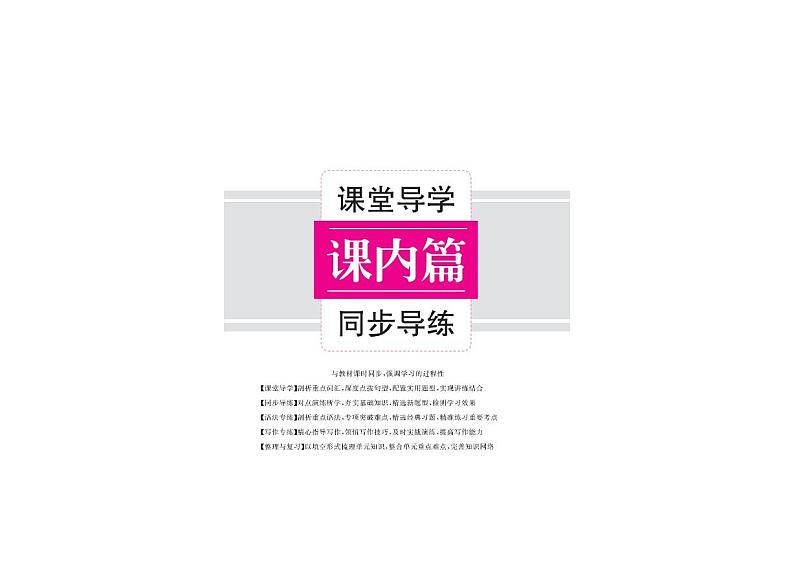 北师大版 英语 高中年级 同步导练 选修模块6第1页