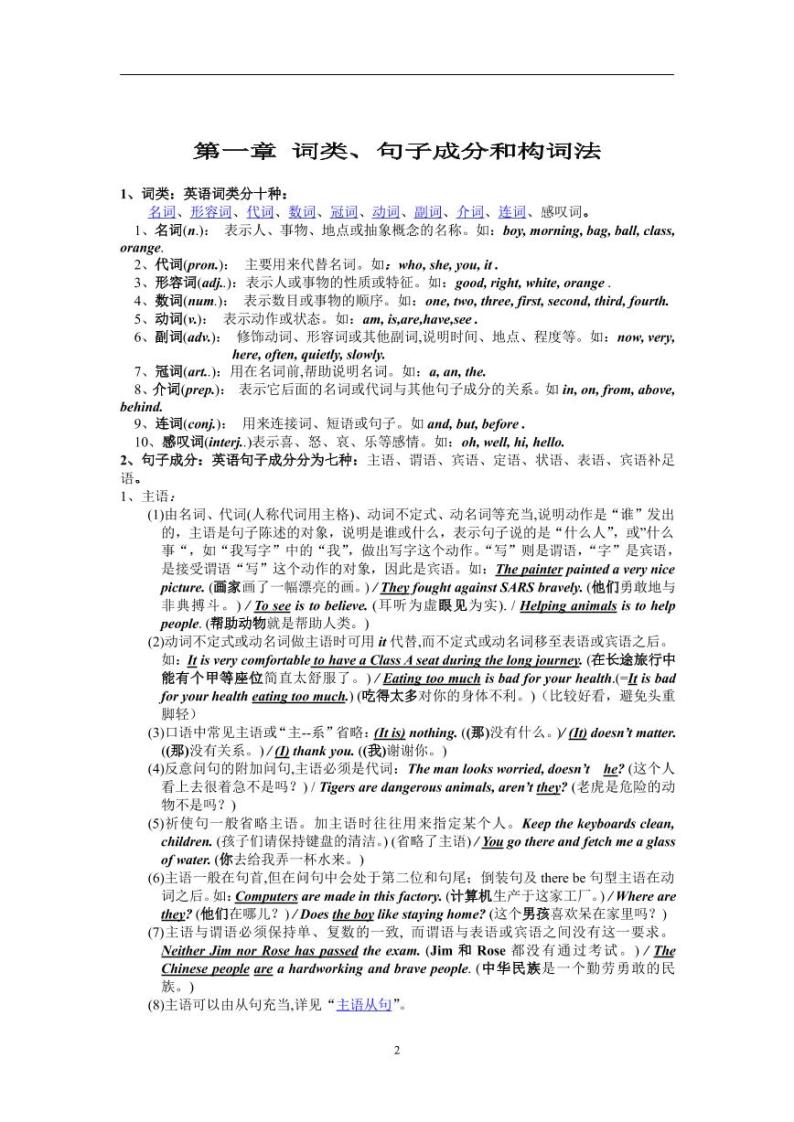 高中英语语法总结（PDF版本） 教案02