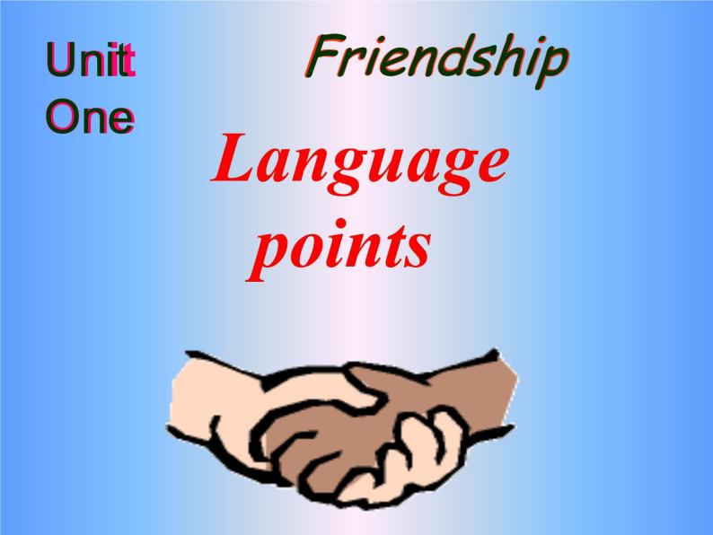 人教版高中英语必修一Unit1-language-points（共16张PPT）02