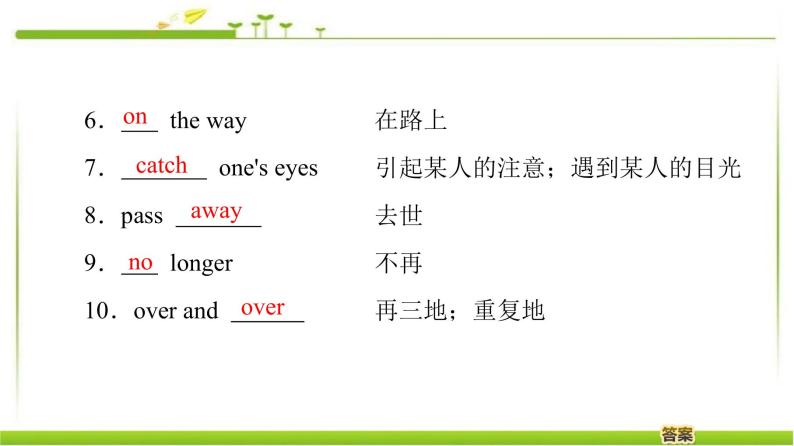 必修第一册课件：Unit 3 Section Ⅳ Language Points（Ⅱ）（Lesson 2 & Lesson 3）07