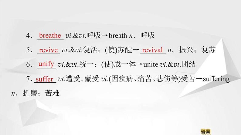 (新)人教版高中英语必修第一册课件课件:Unit 4 Section Ⅱ Listening and Speaking &Reading and Thinking——Language Points07