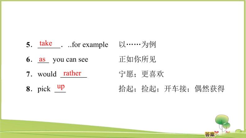 （新）外研版英语必修第一册课件：Unit 2 Section Ⅲ　Using Language07