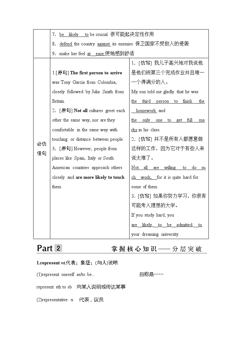 2020版高考英语新设计大一轮人教新高考(浙鲁京琼)版讲义:必修四Unit403
