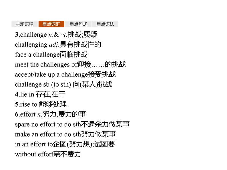 2020-2021学年牛津译林版(2019)高一英语必修1同步课件:Unit 1 Back to school 单元重点小结04