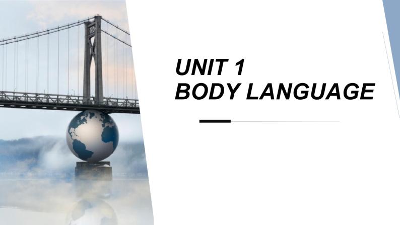 牛津上海英语高一第一学期Unit 1 Body Language 备课课件 (共15张PPT)01