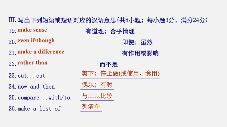 Unit 3 Sports and fitness Period Four Listening and Talking,Reading for Writing,Assessing Your Progress & Video Time精品课件07