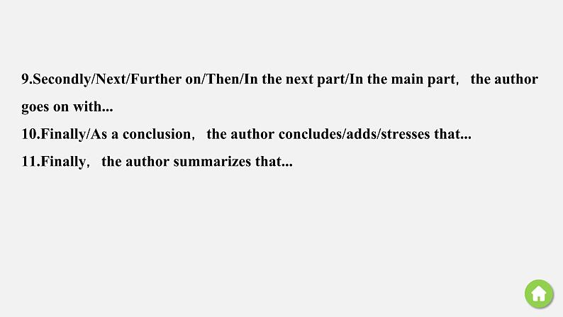 Unit 4 Natural Disasters Period Five Writing—Write a summary精品课件07