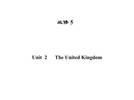 2020--2021学年人教版必修五Unit 2 the United Kingdom 语言点课件（60张）