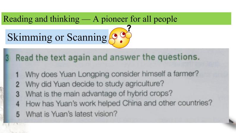 Unit 5 Working the land Review5.1 Reading and thinking 课件06
