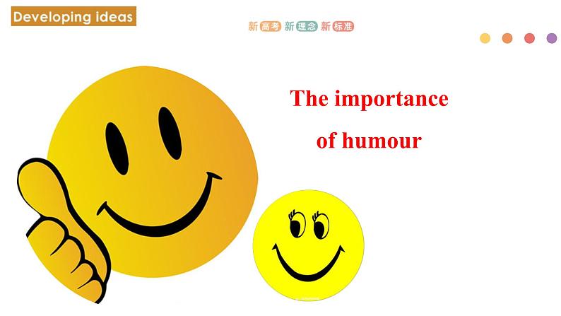 Unit 1 Laugh out loud Period 3 Developing ideas and presenting ideas课件-【新教材精创】高中英语新教材同步备课外研版选择性必修第一册03