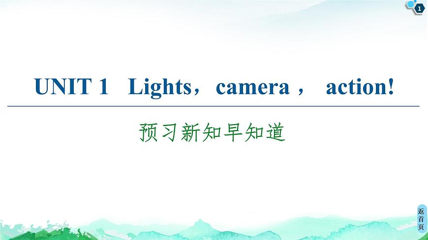 UNIT 1 預(yù)習(xí)新知早知道第1頁