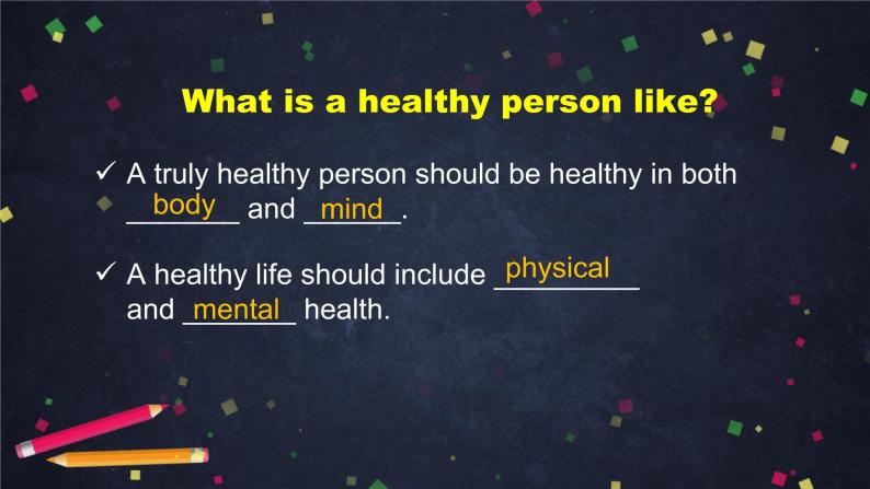 高二英语(人教版)-选修六 Unit 3 A Healthy Life(1)-课件05