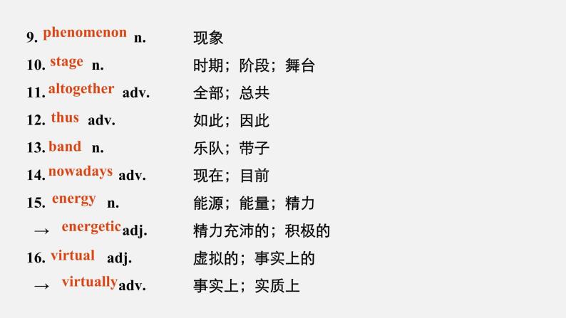Unit 5 Music 精品讲义课件Period Two　Listening and Speaking & Reading and Thinking—Language points05