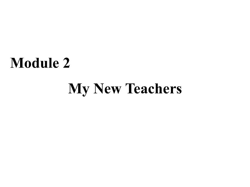 Module 2  Section Ⅱ第1頁