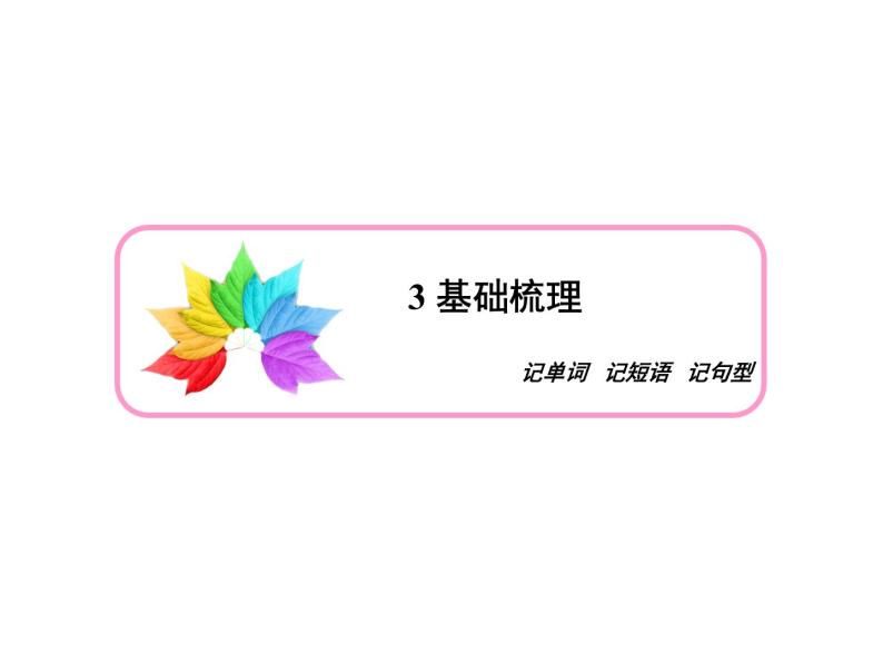 2021版英语名师导学外研必修1（课件+精练）：Module 203