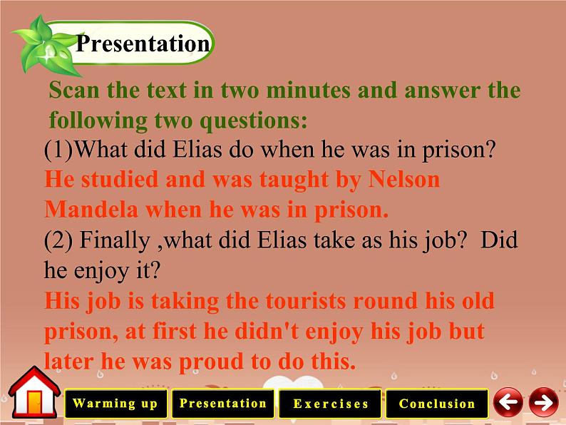 高中英语《Unit 5 Nelson Mandela-a modern hero》period 3课件 新人教版必修104