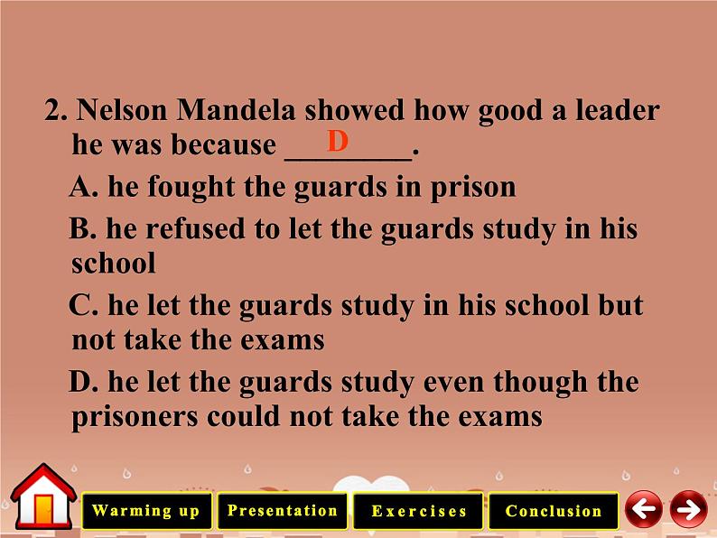 高中英语《Unit 5 Nelson Mandela-a modern hero》period 3课件 新人教版必修106