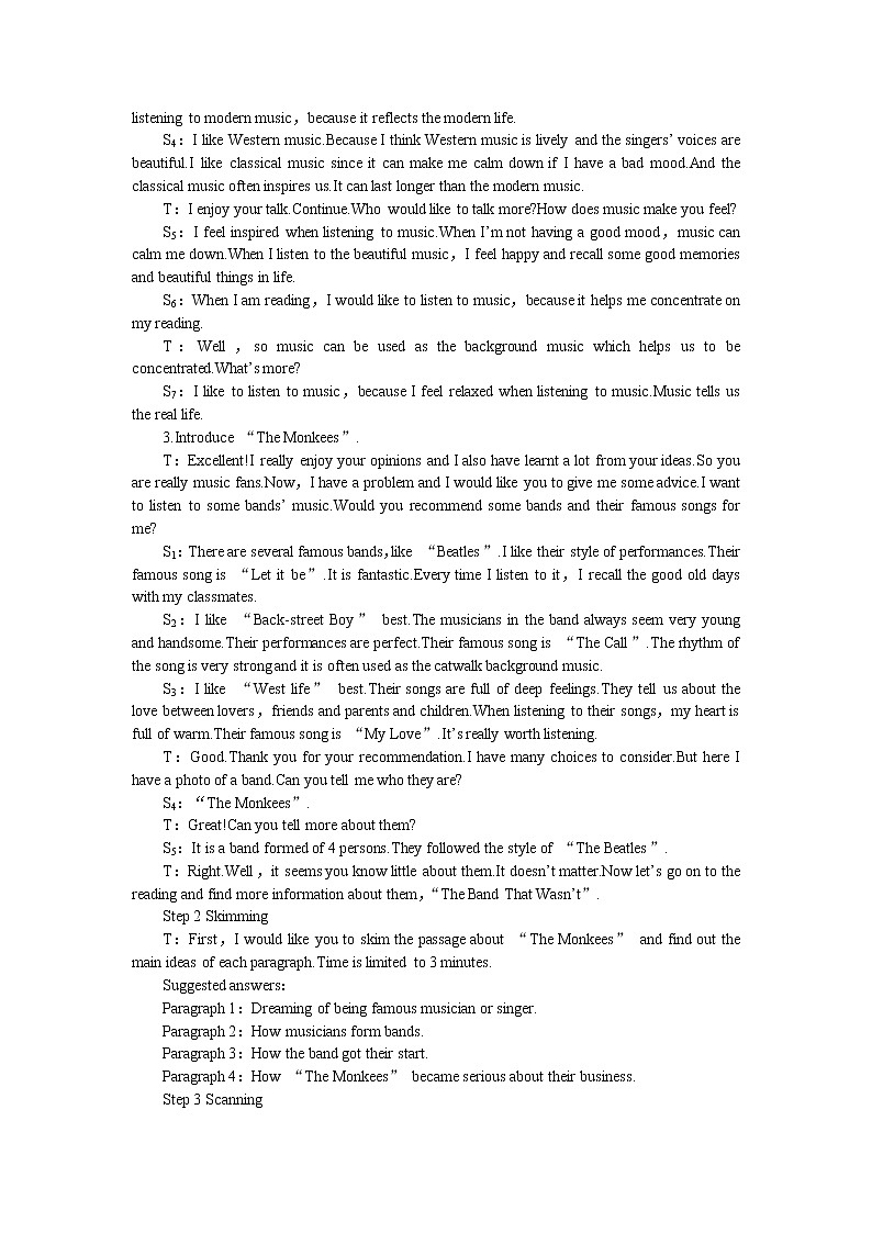 英语优秀教案(人教版):必修二(Unit5 Music--Period1 Reading)03