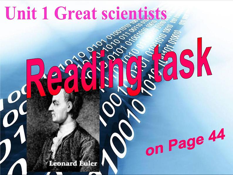 高二英语人教版必修5课件:Unit 1 Reading task02