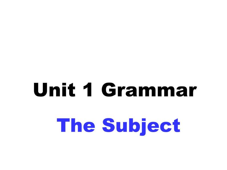 高中英语（人教版）选修九 同步课件 U1P3 Grammar01