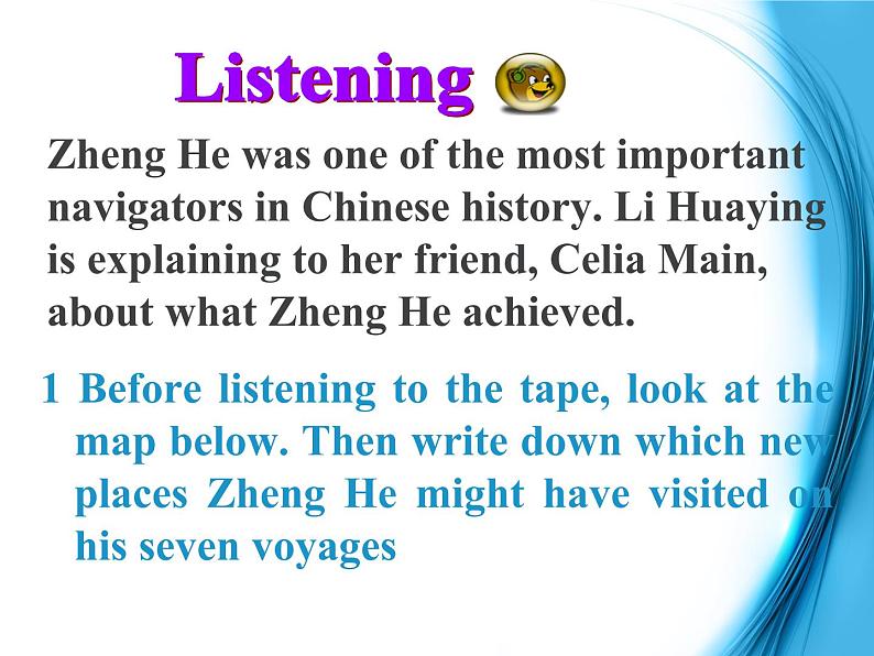高中英语(人教版)选修九 同步课件 u2p5 workbook-listening and talking02