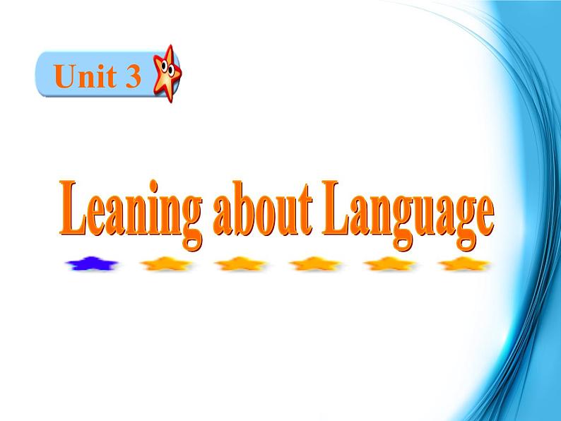 高中英语(人教版)选修九 同步课件 u3p2 learning about language01