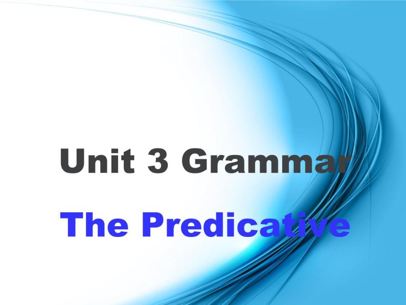高中英语（人教版）选修九 同步课件 U3P3 Grammar01