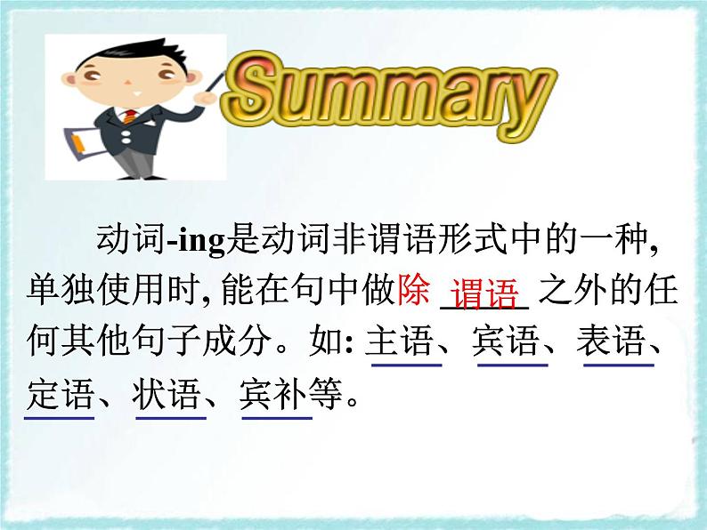 高二英语人教版选修6课件:Unit 5 Grammar08