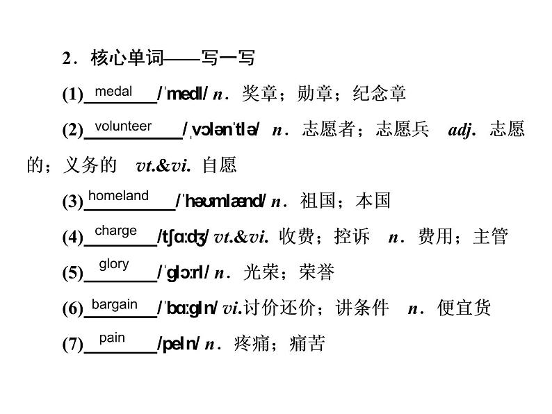 2021版高考英语(课标通用)大一轮复习课件:必修二 Unit 2 The Olympic Games04