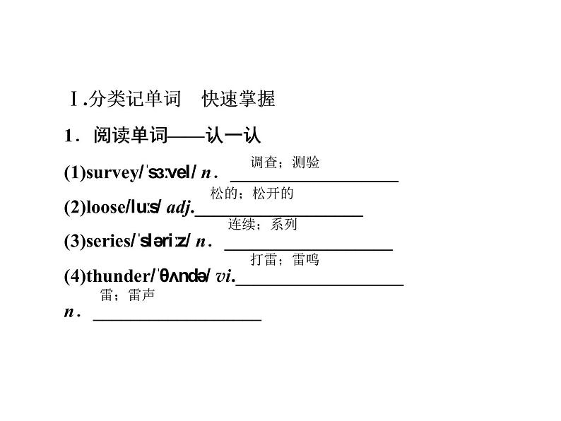 2021版高考英语(课标通用)大一轮复习课件:必修一 Unit 1 Friendship03