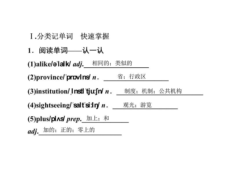 2021版高考英语(课标通用)大一轮复习课件:必修五 Unit 2 The United Kingdom03
