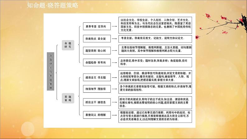 2021届高考英语二轮专题训练第一篇专题一阅读理解第一部分解题技法总论课件03