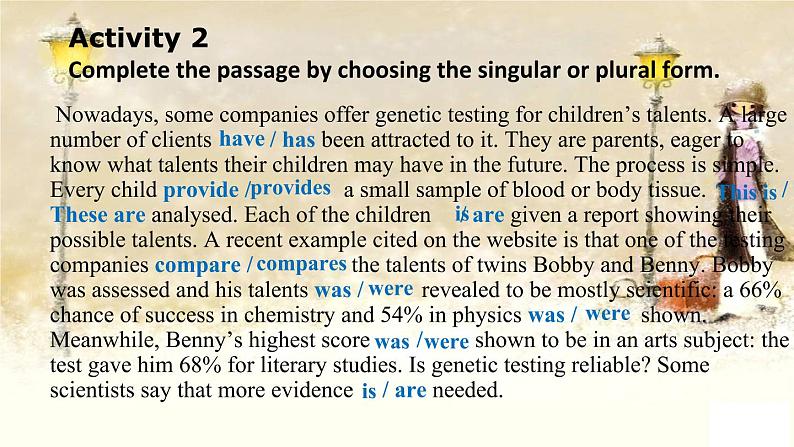 2020-2021学年外研版(2019)选择性必修三课件:Unit4 A glimpse of the future Using language 第6页