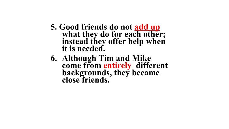 高中英语人教版新课标必修1unit1 Friendship第三课时课件06