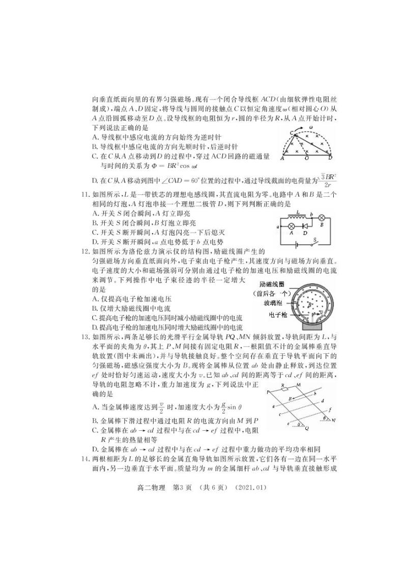 2020-2021学年河南省洛阳市高二上学期期末考试物理试题 PDF版03