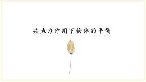 教科版 (2019)必修 第一册第三章 相互作用6 共点力作用下物体的平衡教课课件ppt